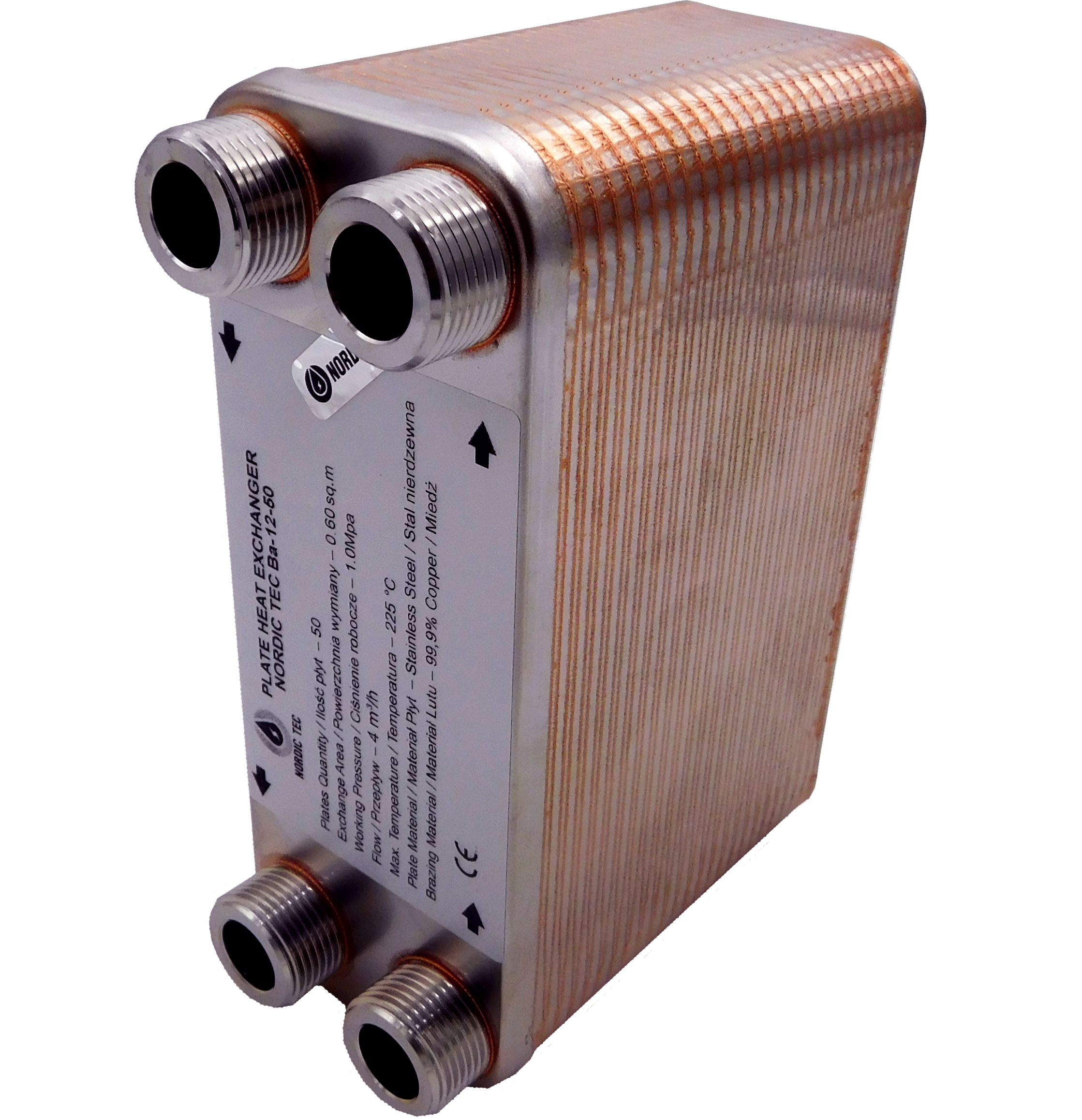 Výmenník tepla Nordic Tec NT Ba-12-50